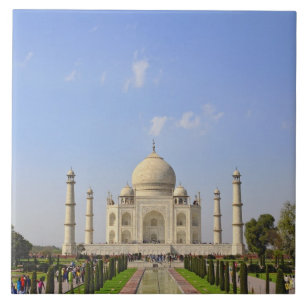 Taj Mahal, a mausoleum located in Agra, India, Ceramic Tile