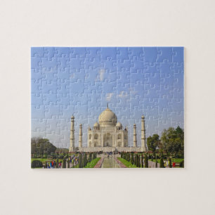 Taj Mahal, a mausoleum located in Agra, India, Jigsaw Puzzle