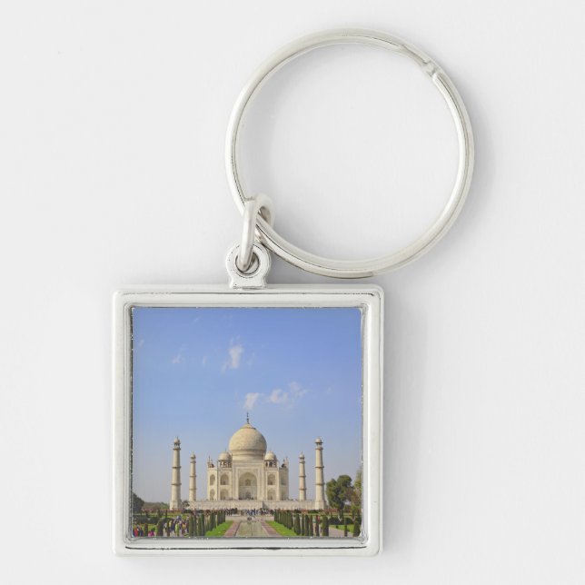 Taj Mahal, a mausoleum located in Agra, India, Key Ring (Front)