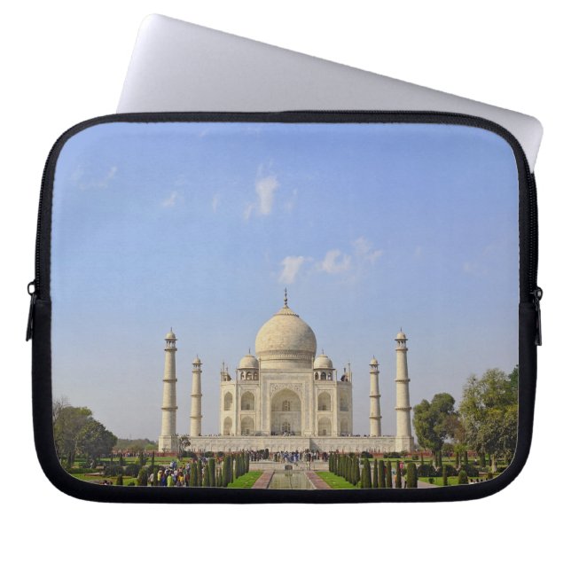 Taj Mahal, a mausoleum located in Agra, India, Laptop Sleeve (Front)