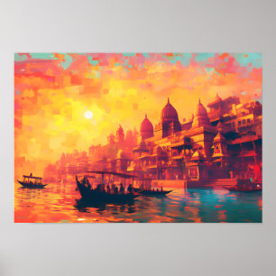 Taj Mahal Agra India Home Office Wall Art Poster