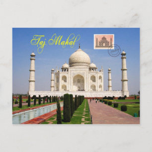 Taj Mahal, Agra, India Postcard