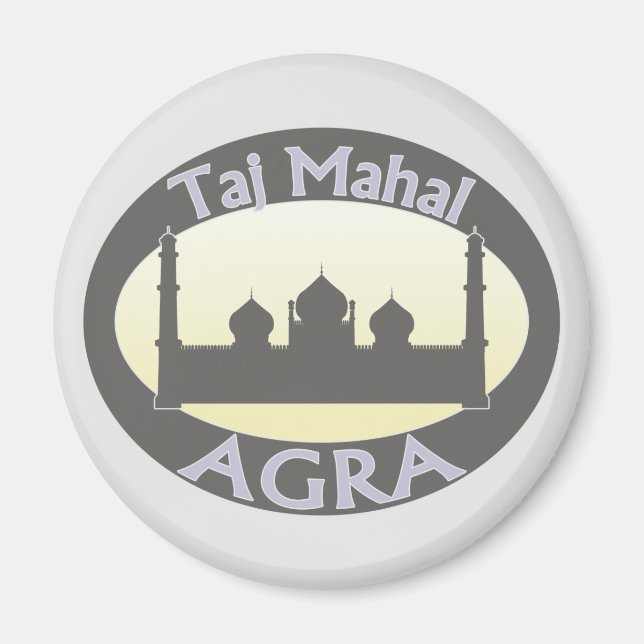 Taj Mahal Agra Magnet (Front)