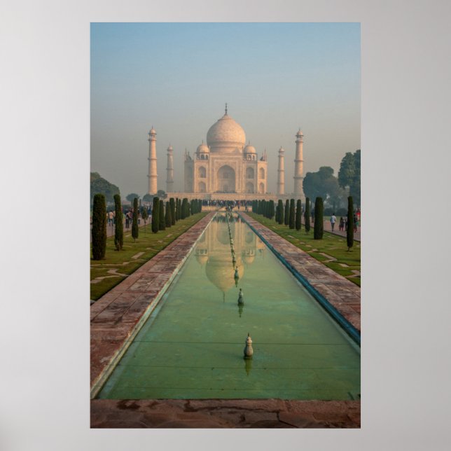 Taj Mahal, Agra, Uttar Pradesh, India Poster (Front)
