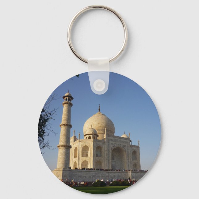 taj mahal angle key ring (Front)