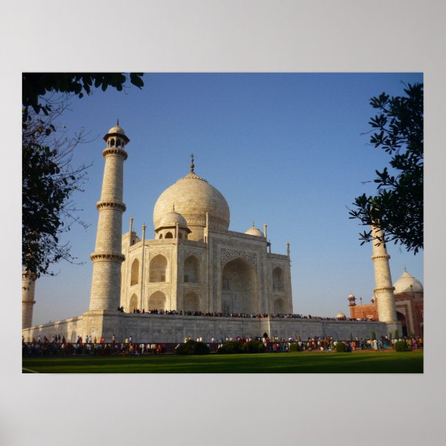 taj mahal angle poster (Front)