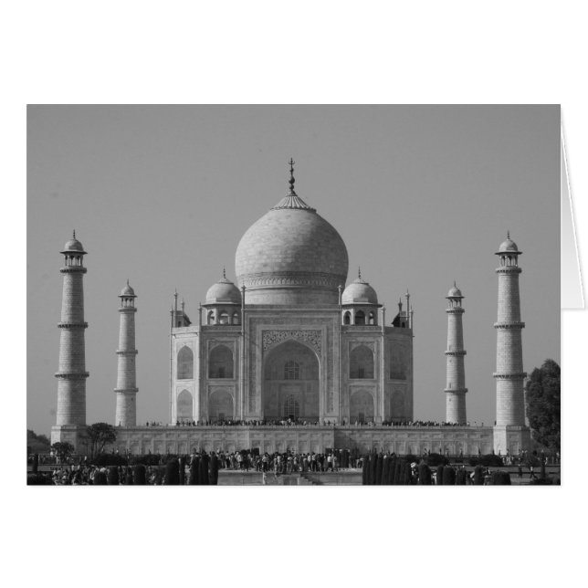 taj mahal b&w (Front Horizontal)