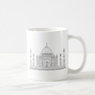 taj mahal coffee mug