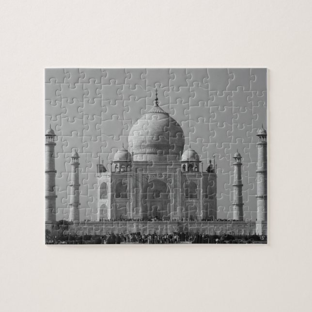 taj mahal grey jigsaw puzzle (Horizontal)