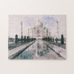 Taj Mahal, India Jigsaw Puzzle