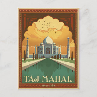 Taj Mahal, India Postcard