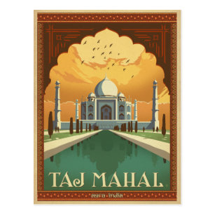 Taj Mahal, India Postcard