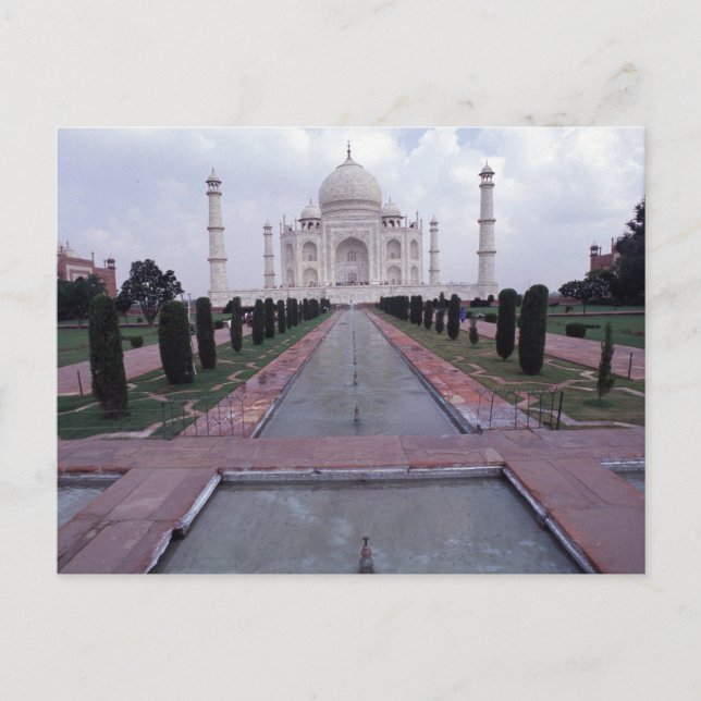 Taj Mahal India Postcard (Front)
