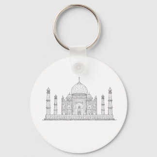 taj mahal key ring
