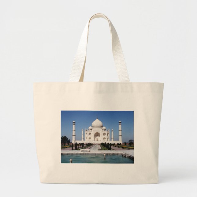 Taj Mahal Large Tote Bag (Front)