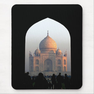 Taj Mahal Light of Dawn India Architecture Photo Mouse Pad