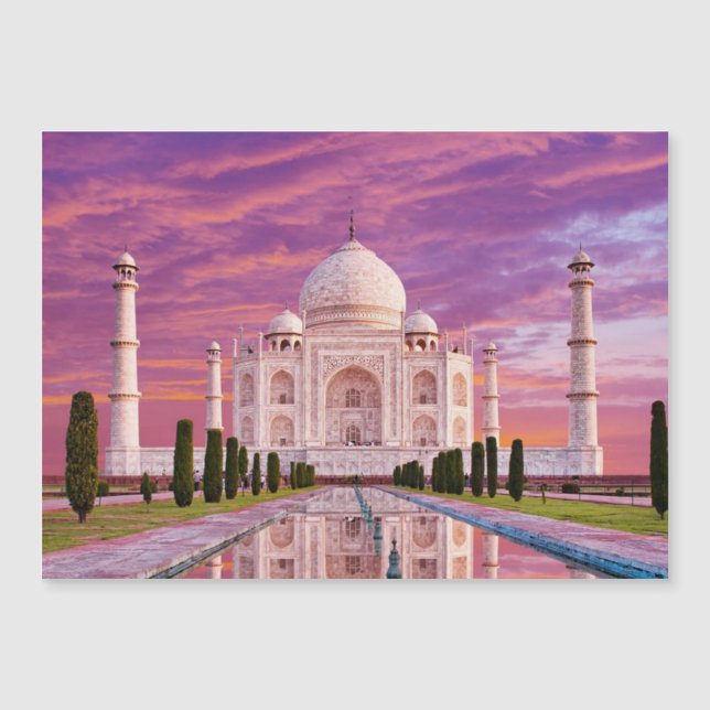 Taj Mahal Magnetic Card (Front)