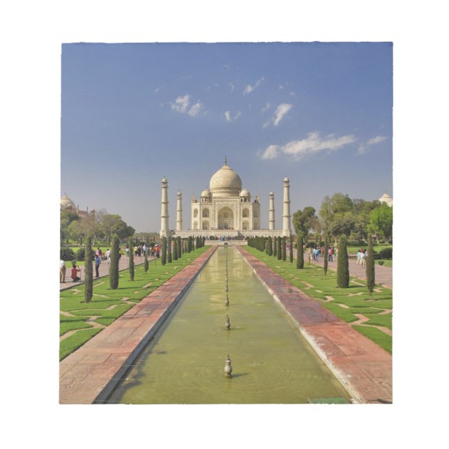 Taj Mahal mausoleum / Agra, India 2 Notepad (Front)