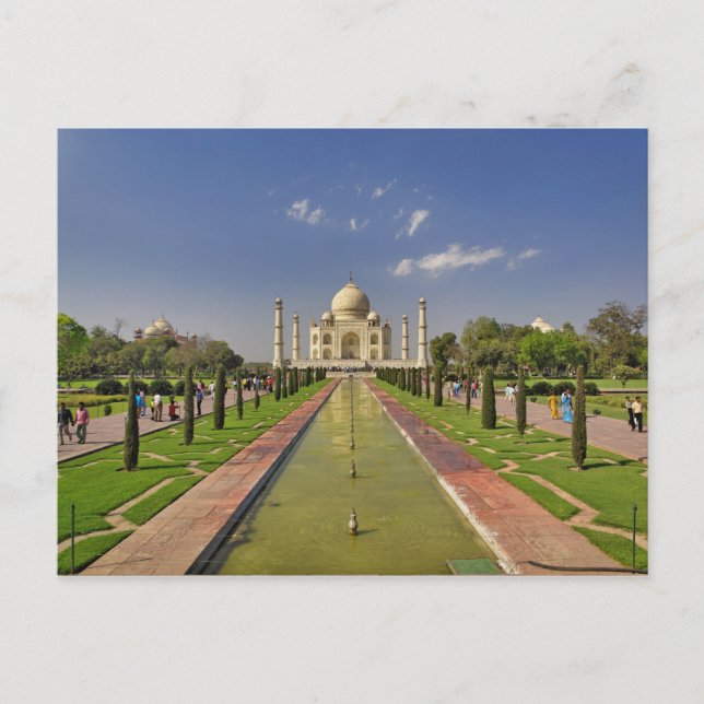 Taj Mahal mausoleum / Agra, India 2 Postcard (Front)