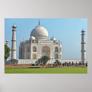 taj mahal Mausoleum India Poster