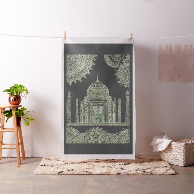 Taj Mahal - Oriental Bohemian Style Fabric (In Situ)