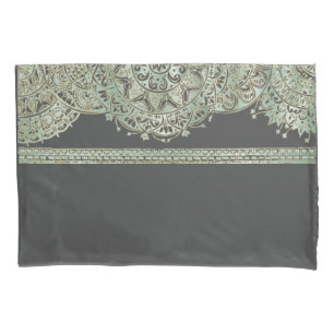Taj Mahal - Oriental Bohemian Style Pillowcase