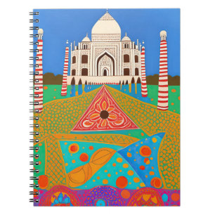 Taj Mahal painting Notebook