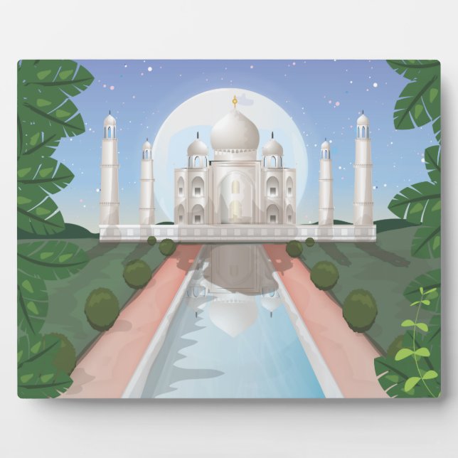 Taj Mahal Plaque (Front)