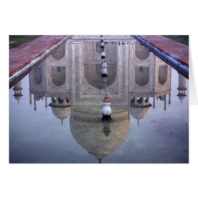 Taj Mahal reflection, Agra, Uttar Pradesh, (Front Horizontal)