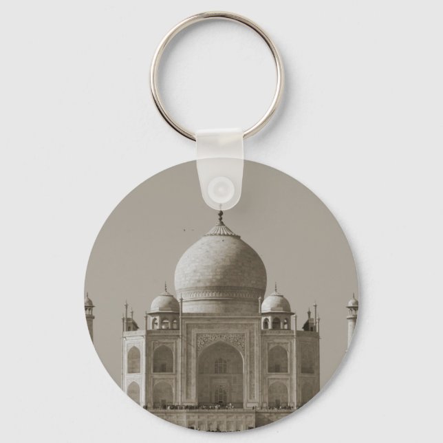 taj mahal sepia key ring (Front)