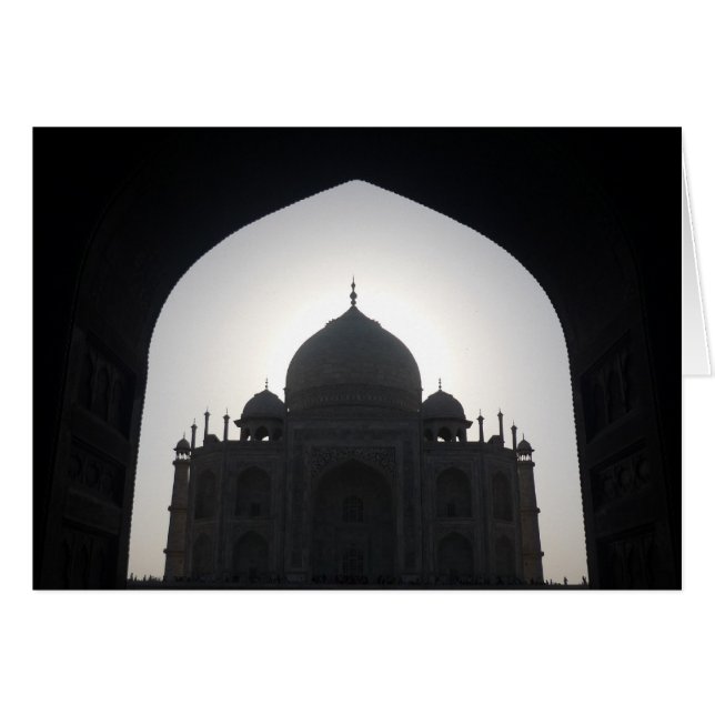 taj mahal silhouette (Front Horizontal)