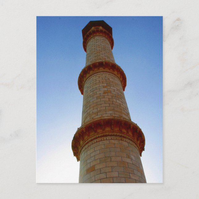 taj mahal turret postcard (Front)