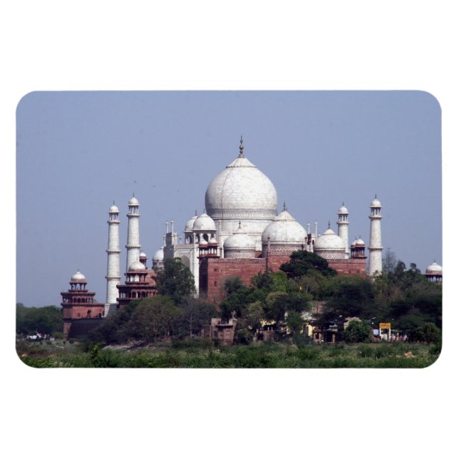 taj mahal view magnet (Horizontal)