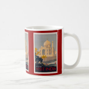 Taj Mahal - Visit India Poster Mug