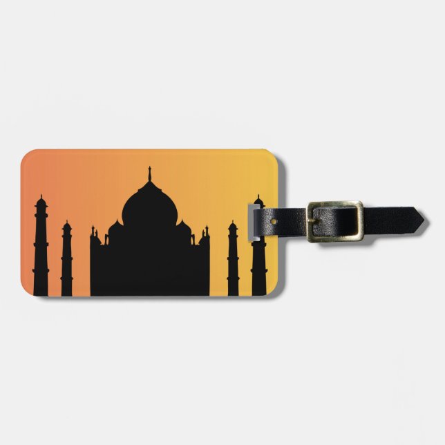 Taj Majal Luggage Tag (Front Horizontal)