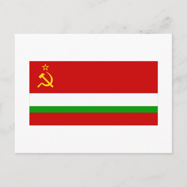 Tajik SSR Flag Postcard (Front)