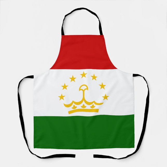 Tajikistan flag apron (Front)