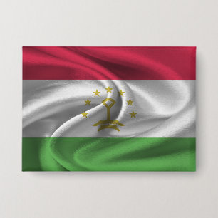 Tajikistan Flag Button