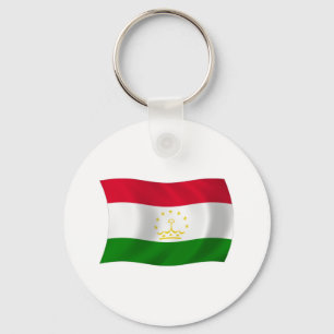 Tajikistan Flag Keychain