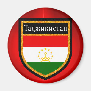 Tajikistan Flag Magnet