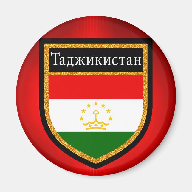 Tajikistan Flag Magnet (Front)