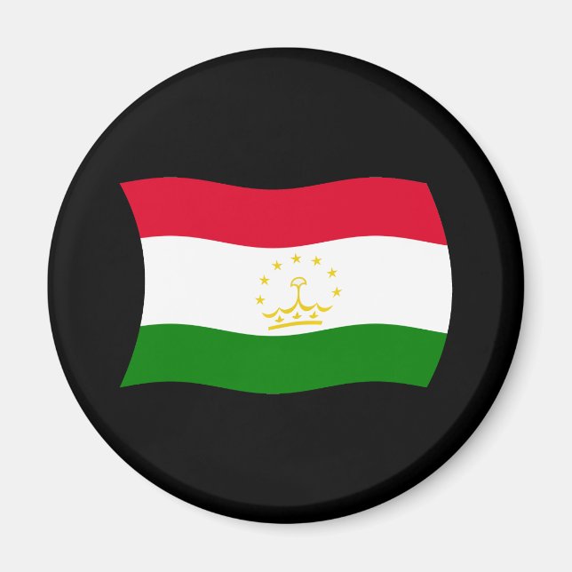 Tajikistan Flag Magnet (Front)