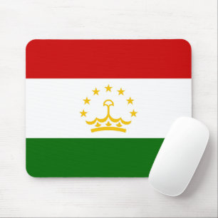 Tajikistan flag mouse pad