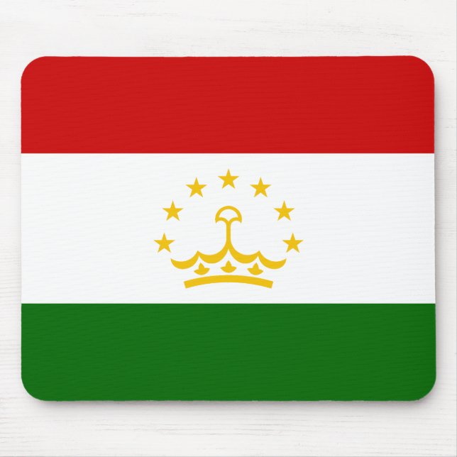 Tajikistan Flag Mouse Pad (Front)
