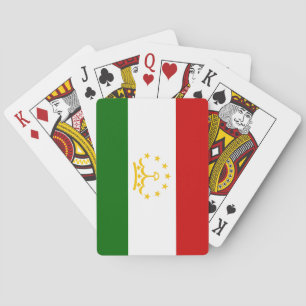 Tajikistan Flag Playing Cards