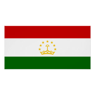 Tajikistan Flag Poster
