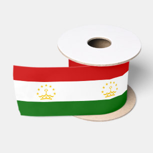 Tajikistan Flag Satin Ribbon