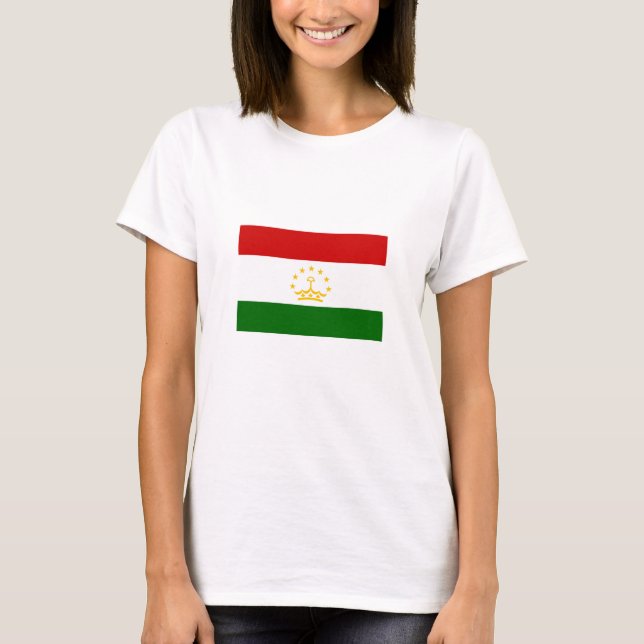 Tajikistan Flag T-Shirt (Front)