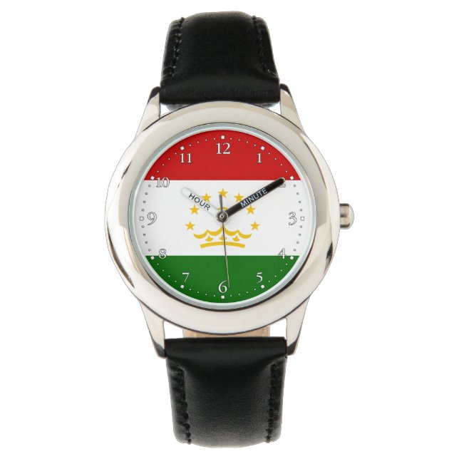 Tajikistan Flag Watch (Front)