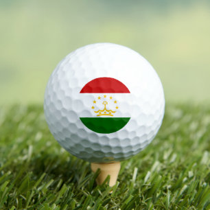 Tajikistani Flag, Flag of Tajikistan Golf Balls